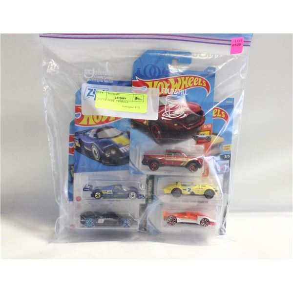 LOT OF 5X HOT WHEELS