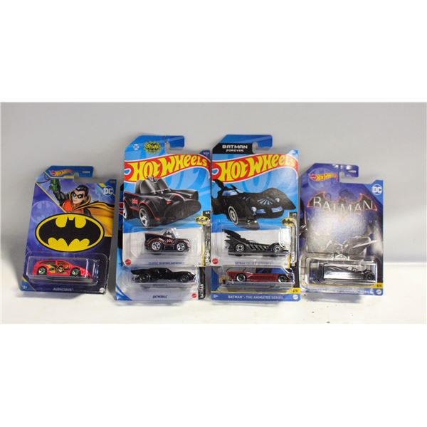 LOT OF 6X BATMOBILE HOT WHEELS