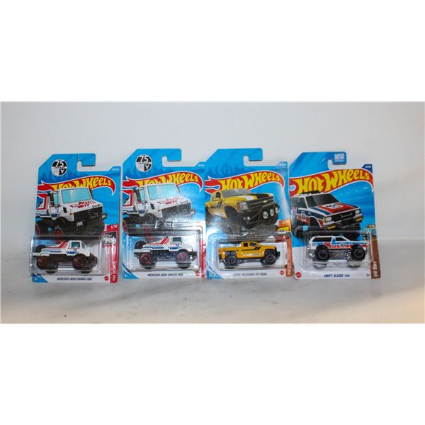 LOT OF 4X HOT WHEELS