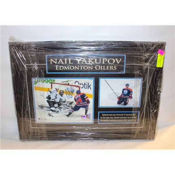 NAIL YAKUPOV AUTOGRAPH FRAME