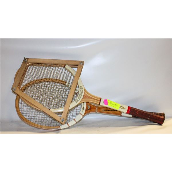 2X VINTAGE TENNIS RACKETS
