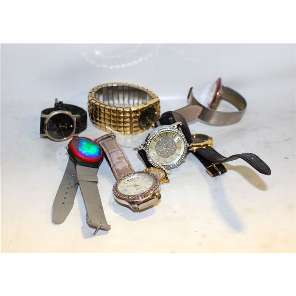 LOT OF ASSORTED VTG WATCHES NEED BATTS