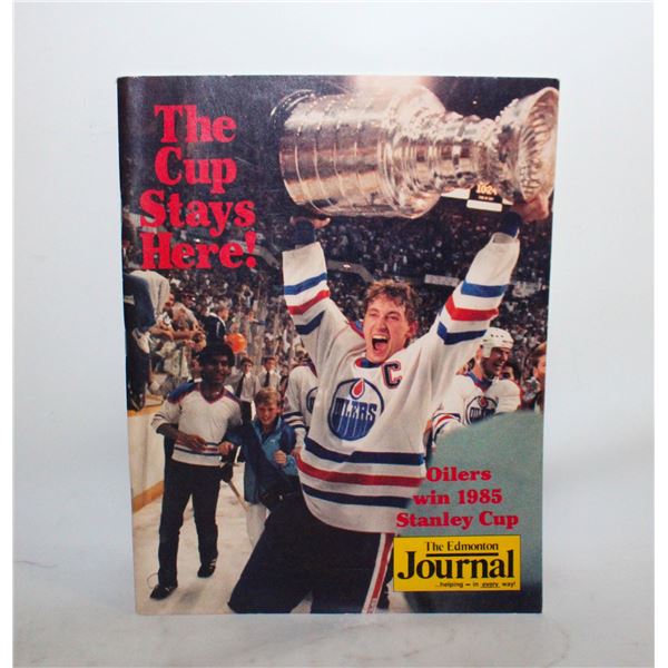 OILERS 1985 PHOTO BOOK SUN