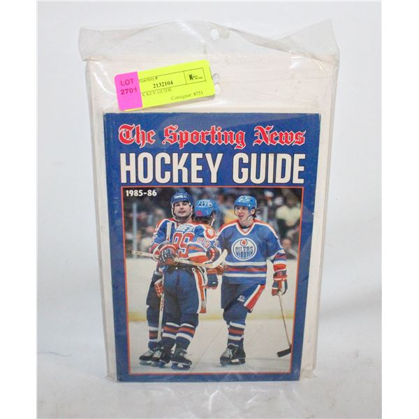 85-86 HOCKEY GUIDE