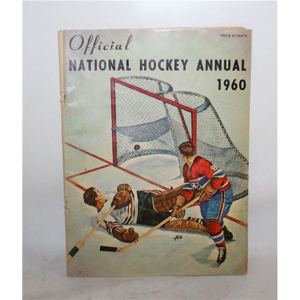 1960 VOL #1 NUMBER 1 HOCKEY ANNUAL