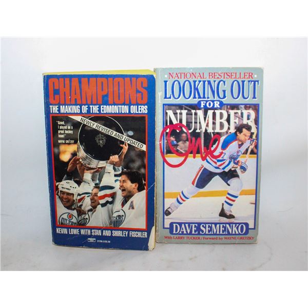 2X OILERS BOOKS