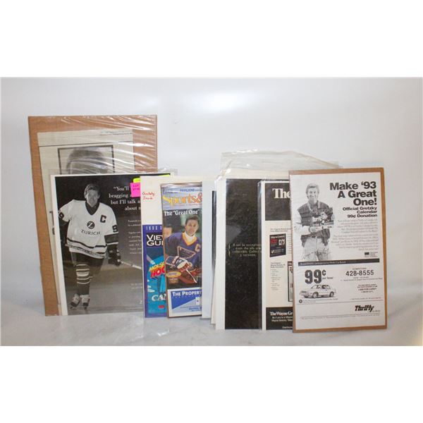 LOT OF 9X GRETZKY ADS