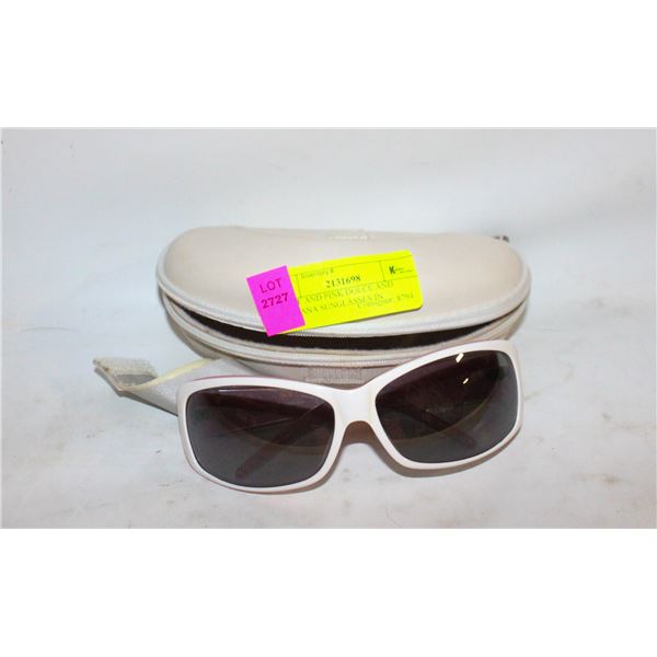 WHITE AND PINK DOLCE AND GABBANA SUNGLASSES IN