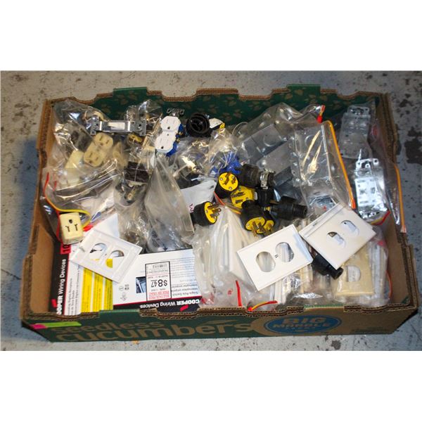 LRG FLAT OF ELECTRICAL SUPPLIES