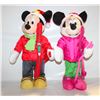 Image 1 : MICKEY AND MINNIE SKIERS - 22"