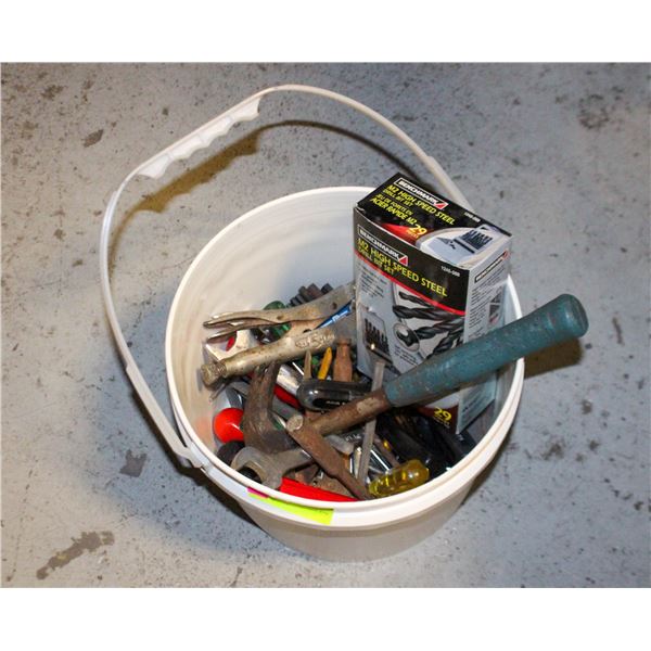 BUCKET DRIVERS, WRENCHES, HAMMER, ETC