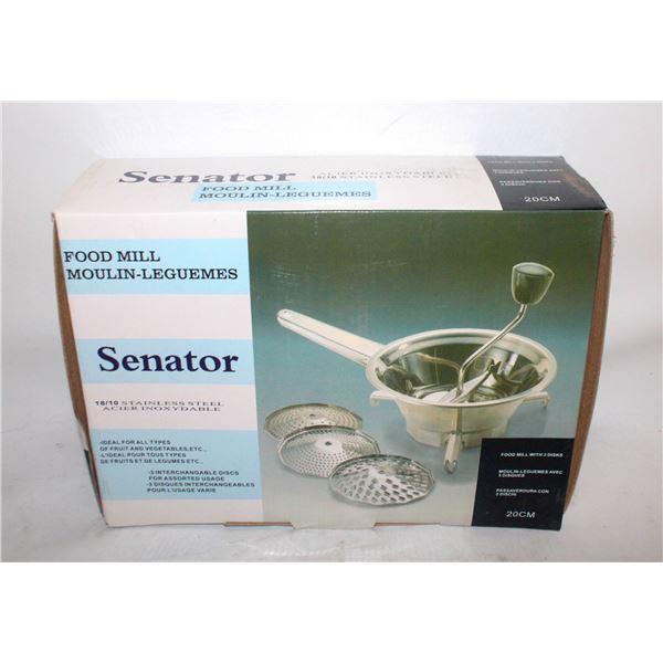 NEW OLD STOCK SENATOR FOOD MILL