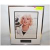 Image 1 : FRAMED MARILYN MONROE WEARING WHITE SWEATER