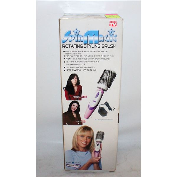 NEW OLD STOCK SPINMAGIC ROTATING STYLING BRUSH