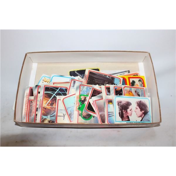 LARGE LOT 1980S STAR WARS TRADING CARDS