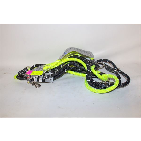 4 DOG ROPE COLLAR LEASH LARGE