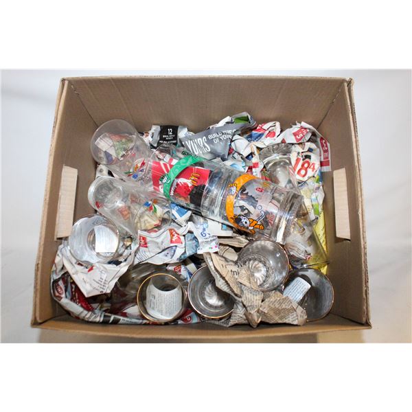 LOT OF VINTAGE OLYMPIC GLASSES