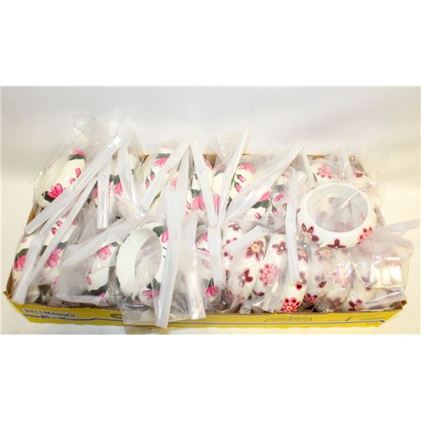 FLAT OF FLORAL BRACELETS