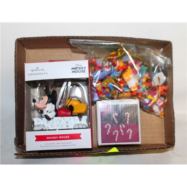 22 MINIATURE POOH AND CREW ORNAMENTS (15 DIFFERENT