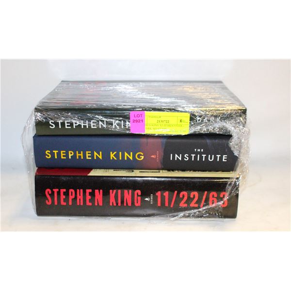 STEPHEN KING X3 HARDCOVER - FULL DRK NO STARS,