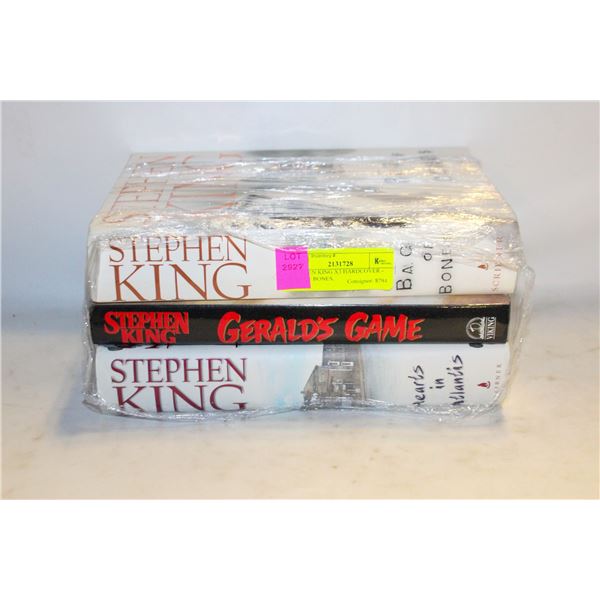 STEPHEN KING X3 HARDCOVER - BAG OF BONES,