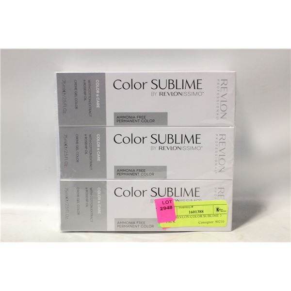 NEW REVLON COLOR SUBLIME 3 PACK