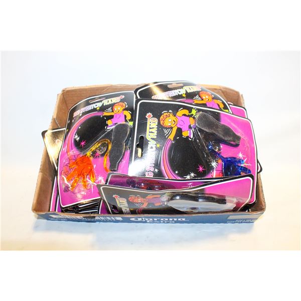 LOT OF BIG STRETCHY HANDS TOYS