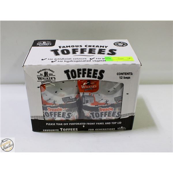 6 BAGS OF WALKERS ENGLISH TOFFEE