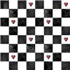 Image 1 : BRAND NEW ROOMMATES DISNEY HEART CHECKERED WALL-