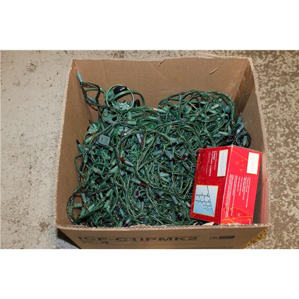 BOX OUTDOOR LIGHTS (SOME NEED BULBS)