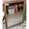 Image 1 : GOLD FRAME RECTANGLE MIRROR HOME