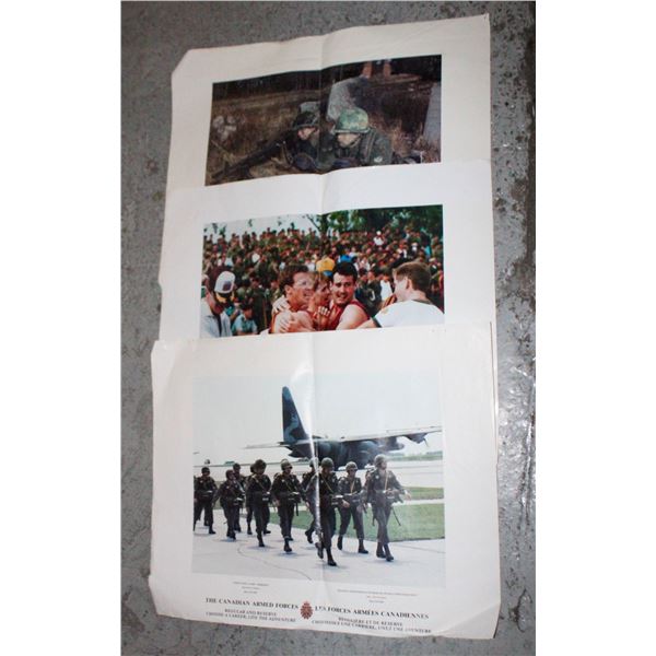 LOT OF 3 1990S CANADIAN ARMED FORCES PROMOTIONAL
