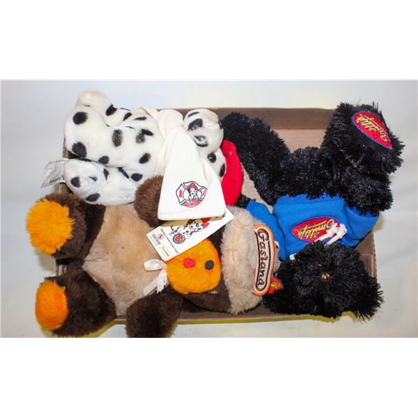 LOT OF OF VINTAGE PLUSH TEDDY BEARS