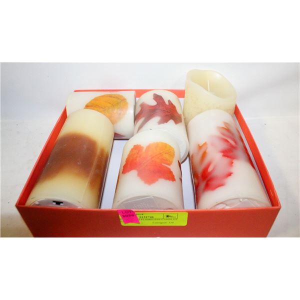 ESTATE 6 PCS FLAMELESS CANDLES WORKING