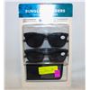 Image 1 : NEW SUNGLASS READERS 2 PK +1.50 WITH CASES