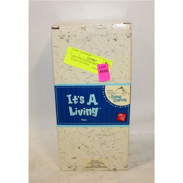 NEW IT'S A LIVING DOUG HARRIS NURSE FIGURINE