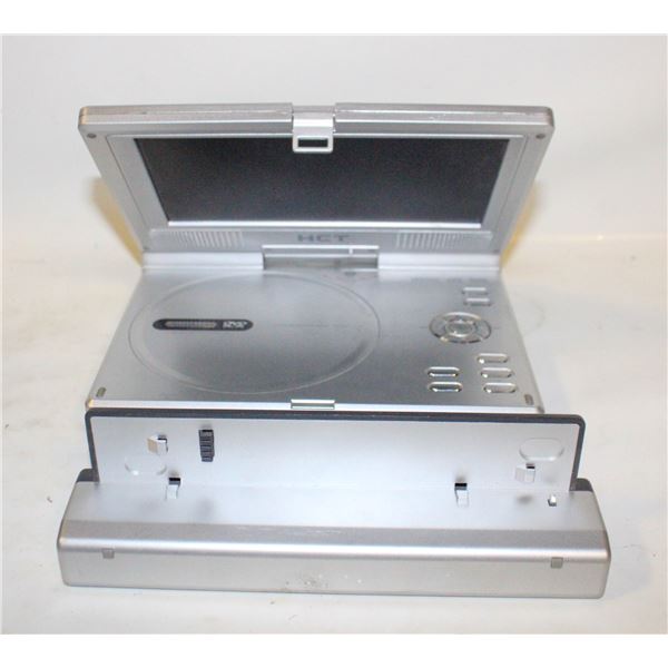 HCT PORTABLE DVD PLAYER W/EXTRA BATTERY & CHARGER
