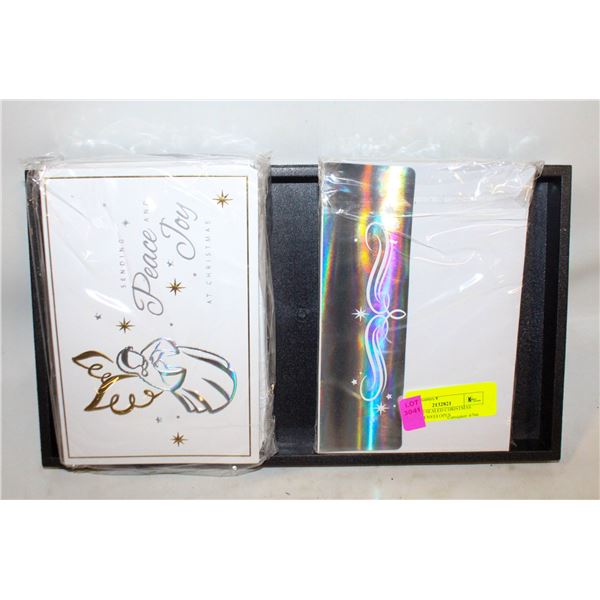 LOT OF 40 SEALED CHRISTMAS CARDS & ENVELOPES