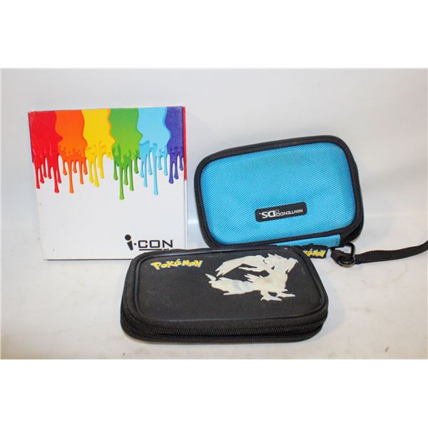 LOT OF NINTENDO DS CASES INCLUDING POKEMON