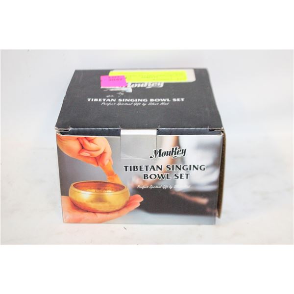NEW MONKEY TIBETAN SINGING BOWL SET