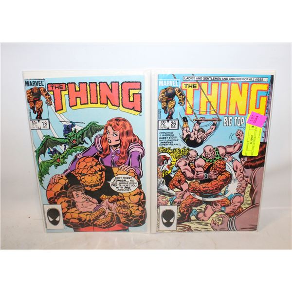 THING #18 & 26 COLLECTOR COMICS