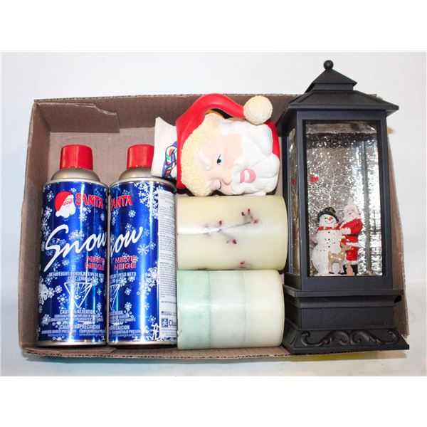 ESTATE 6 PCS XMAS ASSORTED ITEMS.
