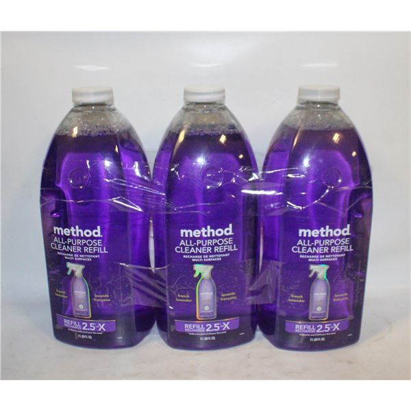 NEW 3 BOTTLES METHOD LAVENDER