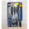 Image 1 : NEW KOBALT 6PC DIAMOND COATED TIP SCREWDRIVER SET