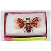 Image 1 : NEW BEE FILLED WITH ENAMEL RED,BLACK