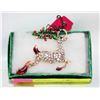 Image 1 : NEW BETSY JHONSON REINDEER BROOCH OR