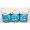 Image 1 : NEW 3 SEALED OLLY LESS STRESS GUMMIES