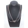 Image 1 : "BOMA" 925 SILVER 3-STRAND NECKLACE-23.38 GRAMS