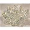 Image 1 : SWAROVSKI CRYSTAL WATER LILY CANDLE HOLDER-SIGNED