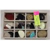 Image 1 : SEMI PRECIOUS STONES ALL TOGETHER IN TRAY-ESTATE